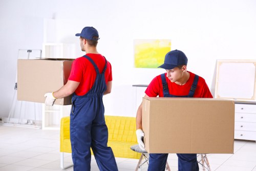 House removals team planning a Shepherdsbush home move