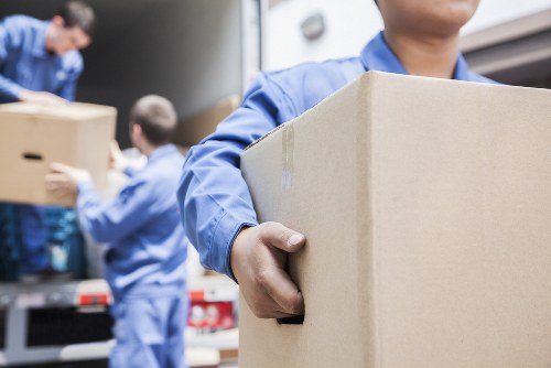 Shepherdsbush man and van team preparing a local move in West London