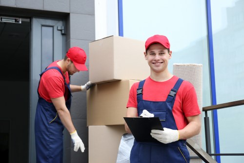House movers handling a residential move in Shepherds Bush