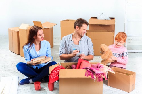 Booking a removal van in Shepherdsbush for a smooth moving day