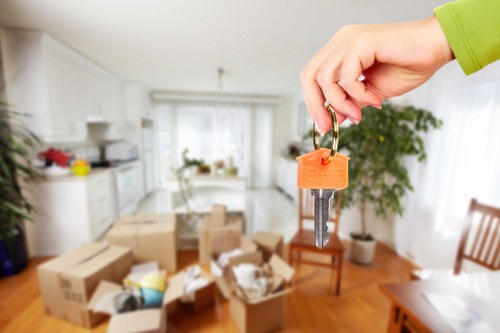 Moving team preparing removals in Shepherdsbush