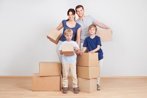 Professional student removal service in Shepherdsbush loading furniture