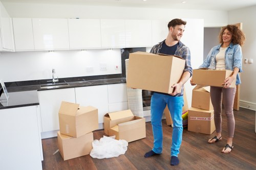 Unpacking support in Shepherdsbush helping a family settle into their new home