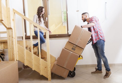 Student moving day in Shepherdsbush with careful packing and transport