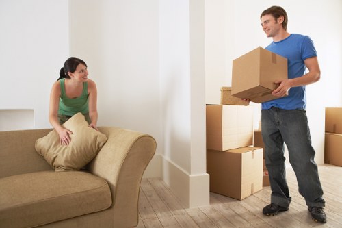 Boxes and packing materials used by removal companies in Shepherdsbush